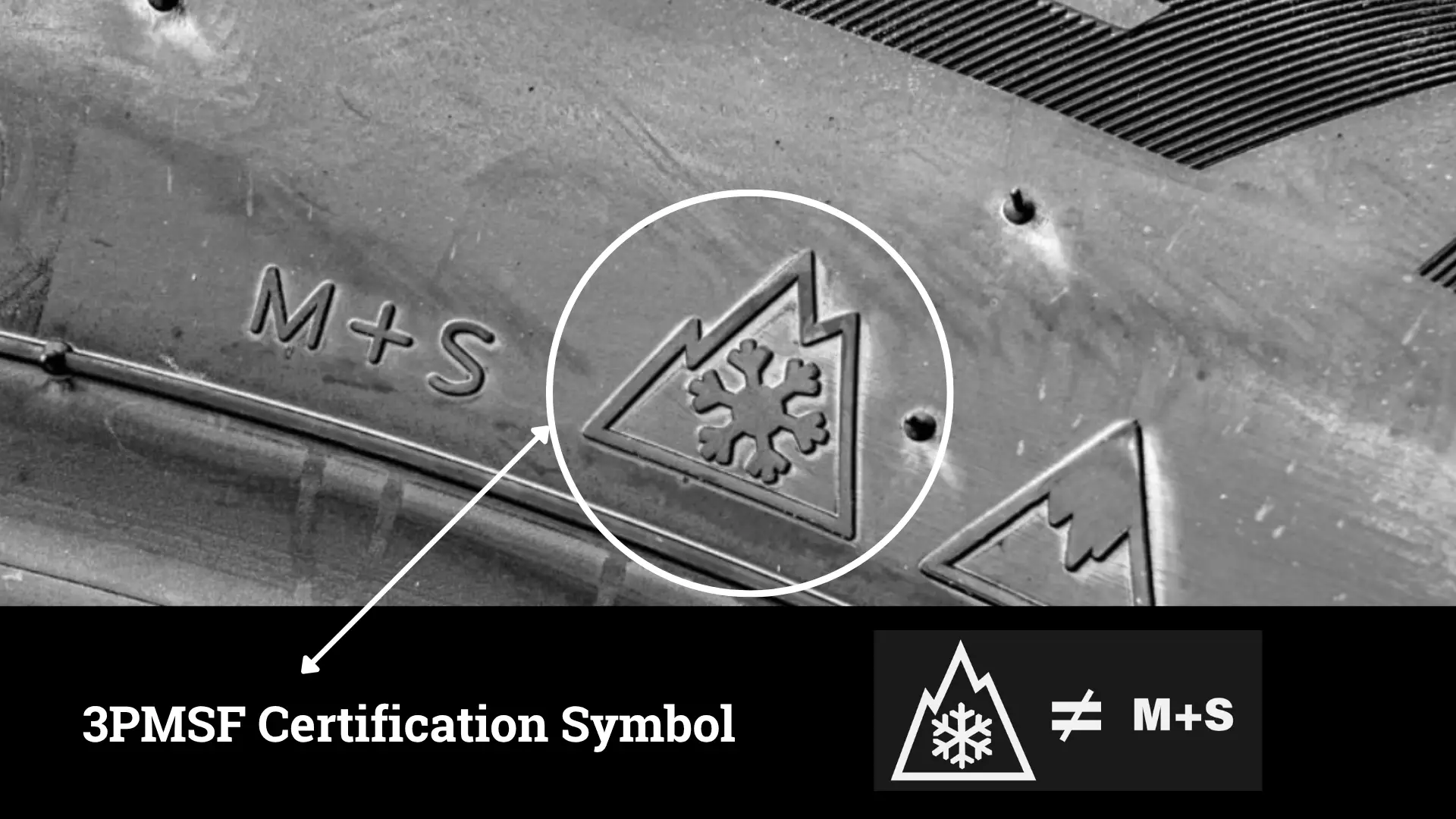 all season vs all weather tires: 3PMSF symbol