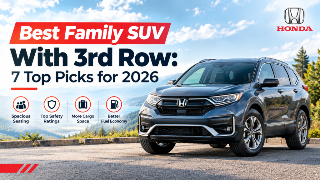 best family suv with 3rd row
